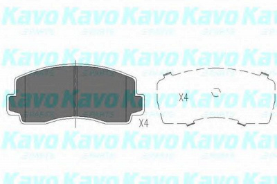 KAVO PARTS kbp5528 -  Комплект тормозных колодок, дисковый тормоз
